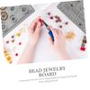 LALAFINA 4pcs Bead Jewelry Boards DIY Bracelet Necklace Design Trays Organizer for Craft Projects Bead Stringing Sorting and Jewelry Making Tools view 3