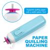 Paper Quilling Kit, Fringer Cutting Machine with 0.3~4mm Adjustable Fringe Width, Quilling Art Auxiliary Set for DIY Classroom, Electric Quilling Paper Pen & DIY Roller Quilting Tools view 2