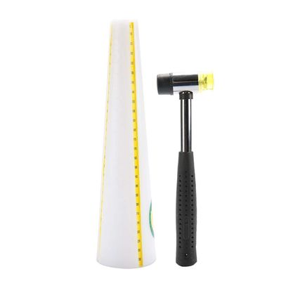Bracelet Measuring Mandrel Plastic Stick Sizer and Jewelry Hammer Repair Tool Set for Restoring Deformed Bracelets and Accurate Home Measurement