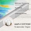 Watercolor Paper 9x12 inches 80 Sheets,Heavyweight Artist Paper 140lb/300GSM Cold Press Natural Cotton Paper for Students Artists Watercolor Drawing view 3