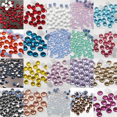 28800pcs Shiny Super Crystal AB Round Diamond Rhinestone Glass Flat Bottom Drill for Manicure Nail Art,AB Drills/Beads,Diamond Painting Accessory,Diamonds for Bead Art 20 Colors.2.8MM