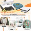 AKEYDIY 15x15 Heat Press, Dual Auto Heat Press Machine for T-Shirts, 360 Swing Away Heat Press with Auto Press Release for Sublimation Pillows, Canvas Bags, Puzzles, Coasters (15x15 White) view 2