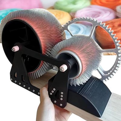 Erxewim Manual Wool Carding Machine, Drum Carders for Wool, Fast Color Mixing, for DIY Craft, Combing and Spinning Wool Blending Board