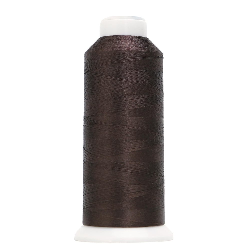 AMOHilos High Tenacity Polyester Embroidery Machine Thread 40WT(120D/2) 4000M Per Spool for Commercial and Domestic Embroidery Machine (Dark Chocolate-1859)