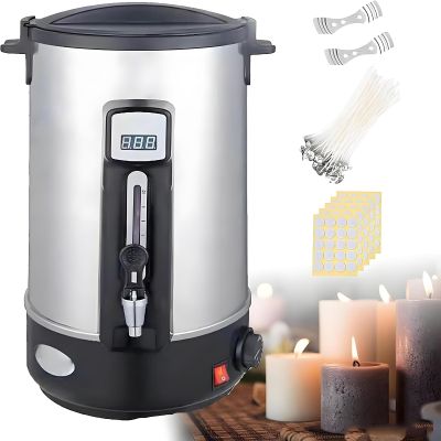 Lbxlhr Wax Melter for Candle Making, 8L/12L/16L/20L/30L/35L Electric Candle Wax Melter with Temperature Control and Pour Spout,for Small-Scale Commercial or Home Use(8L)