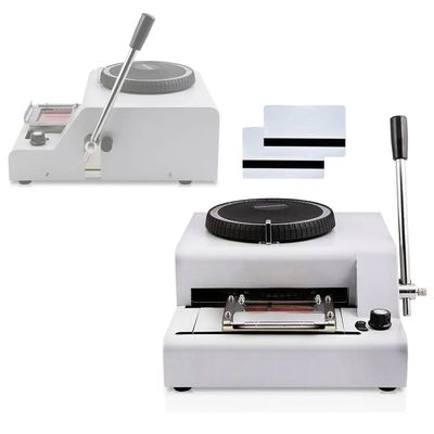 PVC Card Embossing Machine, 72 Characters, PVC and Aluminum Card Embossing Machine, Gift Card Credit Card ID Manual Embossing Machine