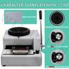 PVC Card Embossing Machine, 72 Characters, PVC and Aluminum Card Embossing Machine, Gift Card Credit Card ID Manual Embossing Machine view 4