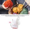Haofy Knitting Yarn Ball Winder, Compact Yarn Winder with Clamp, Wrist Holder Silent Operation Translucent Acrylic Design with 360 Rotation Suitable for Yarn Storage Organization for (Orange) view 4