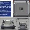 Manual Small Screen Printing Station, SMT Steel Mesh Solder Paste Printing Table with Scraper, Adjustable Thickness, High Precision PCB Stencil Printer, Easy to Operate, for Electronics Repair view 4