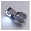 10X/20X/30X Full Metal Magnifier with Light,Folding Portable Jewelry Loop Magnifying Loupe Jewelers Eye Loupe with LED Light view 1