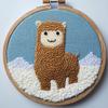 Punch Needle kit for Beginners, Delightful Snow Series Punch Needle DIY Holiday Handmade Design, Punch Stitching kit for Adults, Needle Punch Kits for Adults, Festive Seasonal Decoration view 1