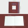 CuppaClip Watercolor Paper Pad Cover Illustration Pure Cotton Pulp Cold Press 300GSM Acid-Free Hardback Watercolor Book (Burgundy) view 3