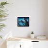 Air Traffic Controller Falcon Premium Pinewood Framed Canvas Wall Art Tracking Flight Paths on a Glowing Screen view 3
