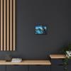 Air Traffic Controller Falcon Premium Pinewood Framed Canvas Wall Art Tracking Flight Paths on a Glowing Screen view 4