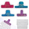 Clip Resin Mold with 2 Styles, Bookmarks Clips Silicone Molds with 20 PCS Folder, UV Resin Mold PP Clip Give Your Office Documents a Unique Style view 1