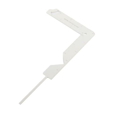 Book Binding Tool, 5 in 1 Metal Bookbinding Tools Multi Function Book Cover Guide Simple Metal Ruler for Home School Calender