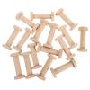 NUOBESTY 15pcs Wood Empty Spools: Wooden Thread Spool for Sewing and Embroidery - Vintage Sewing Machines Thread Holders for Craft Enthusiasts view 1