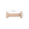 NUOBESTY 15pcs Wood Empty Spools: Wooden Thread Spool for Sewing and Embroidery - Vintage Sewing Machines Thread Holders for Craft Enthusiasts view 4