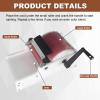 Wool Carding Machine | Wool Fiber Drum Carding Machine, Wool Felt Making Tool with Hand Crank, Can Remove Fiber Impurities,Quickly Mix Colors,Suitable DIY Felt Animal Craft Making 8inches view 3