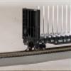Bachmann Trains - 52' Center-Beam FLATCAR with BULKHEADS - TOMCO CAR #203 - HO Scale view 3