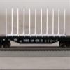 Bachmann Trains - 52' Center-Beam FLATCAR with BULKHEADS - TOMCO CAR #203 - HO Scale view 4