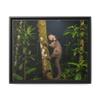 Aye-aye Madagascar Rainforests Premium Pinewood Frame Framed Canvas Wall Art view 1