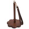 Kuuleyn Portable Wrist Yarn Holder,Walnut Wood Knitting Yarn Ball Organizer,Adjustable Wristband Prevents Tangling and Knotting for Outdoor Weaving Enthusiasts Compact Yarn view 4