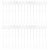 DOITOOL 100pcs Floral Card Holder: Clear Plastic Flower Picks Fork Straight Head Photo Card Holder Floral Sticks for Bouquet Arrangement Wedding Decor view 1