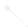 DOITOOL 100pcs Floral Card Holder: Clear Plastic Flower Picks Fork Straight Head Photo Card Holder Floral Sticks for Bouquet Arrangement Wedding Decor view 3