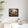 Blue Jay Premium Pinewood Frame Framed Canvas Wall Art, 14x11 or 20x16 Inches view 3