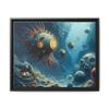 Benthic Zone Deep Sea and Abyssal Zones Premium Pinewood Frame Framed Canvas Wall Art view 1