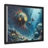 Benthic Zone Deep Sea and Abyssal Zones Premium Pinewood Frame Framed Canvas Wall Art view 2
