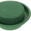SEWACC 1 Set Flower Foam with Bowl Kit Round Floral Foam Blocks Bulk DIY Green Flower Arrangement Supplies Floral Arranging Kit for Wedding Birthday Party Table Centerpiece Decorations view 3