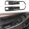 Compatible for Comaro 5th 2010 2011, Car Window Lift Switch Button Panel Decoration Cover Sticker Decal view 2