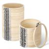 40 Pieces 6 Inch Round Embroidery Hoops Bulk Bamboo Frame Circle Cross Stitch Hoop Ring for Embroidery Art Craft Sewing view 1
