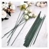 Floral Wire 50pcs Wire Flower Pole Rod Artificial Stem DIY Floral Material Iron Craft Fake Decor(40cm) view 4