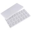24 Compartments Watercolor Palette, White Plastic Paint Tray with Lid Watercolor Mixing Tray Art Palette for Artists Oil Paint view 1