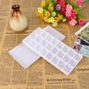 24 Compartments Watercolor Palette, White Plastic Paint Tray with Lid Watercolor Mixing Tray Art Palette for Artists Oil Paint view 3