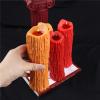 Pillar Mold Food-Grade Silicone Easy to De- for Crafting Soap Plaster Ornaments Cake Baking Molds for Oven Easter Set for Chocolate Bread Free Cylinder Fun Shapes view 4