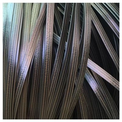 Queenbox 0.31in 196.8FT Brown Double-Sided Flat Rattan PE Rattan, 50g Faux Wicker Weaving Material for Basket Furniture Sofa Chair Repair Replacement