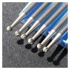 CIJUFOI 6-11pcs/set 0.3-4.0mm Tungsten Alloy Steel Ball Needles, 2.35mm Shank Jewelry Tools view 2