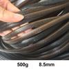 Queenbox 0.33in 196.8FT Coffee Gradient Single Side Flat 2 PE Rattan, 50g Faux Wicker Weaving Material for Basket Furniture Sofa Chair Repair Replacement view 2