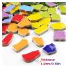 115g Polygon Porcelain Mosaic Tiles Irregular Ceramic Tile DIY Craft Materials 66(Rose Red) view 3