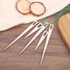 MECCANIXITY Weaving Needle, 10pcs Wooden Big Eye Knitting Needles Hand Loom Stick Tapestry Weaving Craft Tools for Sewing Making DIY Crafts view 4