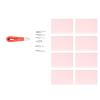 Stamp Making Kit 8pcs Pink Rubber Carving Blocks Linoleum Cutter Kit Linocut Carving Tools for Block Printing Printmaking Supplies view 3
