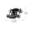 getuse HO Scale Model Train Bogies 1:87 Alloy Metal Wheels for Railway Layout Diorama DIY Replacement Sturdy Railway Accessories- 1 Pieces view 4