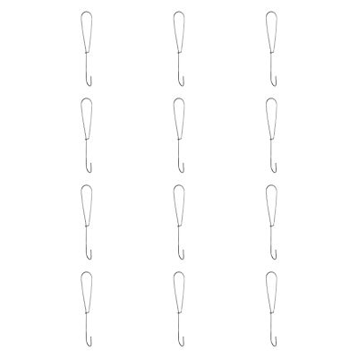 12Pcs Sewing Pattern Hanging Hooks Iron Paper Storage Hooks Pattern Making Hooks for Sewing Room Organization- 260mmx45mm