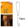 12Pcs Sewing Pattern Hanging Hooks Iron Paper Storage Hooks Pattern Making Hooks for Sewing Room Organization- 260mmx45mm view 3