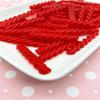 Big Red Licorice Cabochons, Cute Resin Candy Cabs rdnqu (6 Pieces) view 1