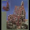 1/35 Scale Modern Town Hall Military Scene Model Kit, Resin Building Ruins Diorama, Unpainted Unassembled Architectural Accessory for Scale Models view 2